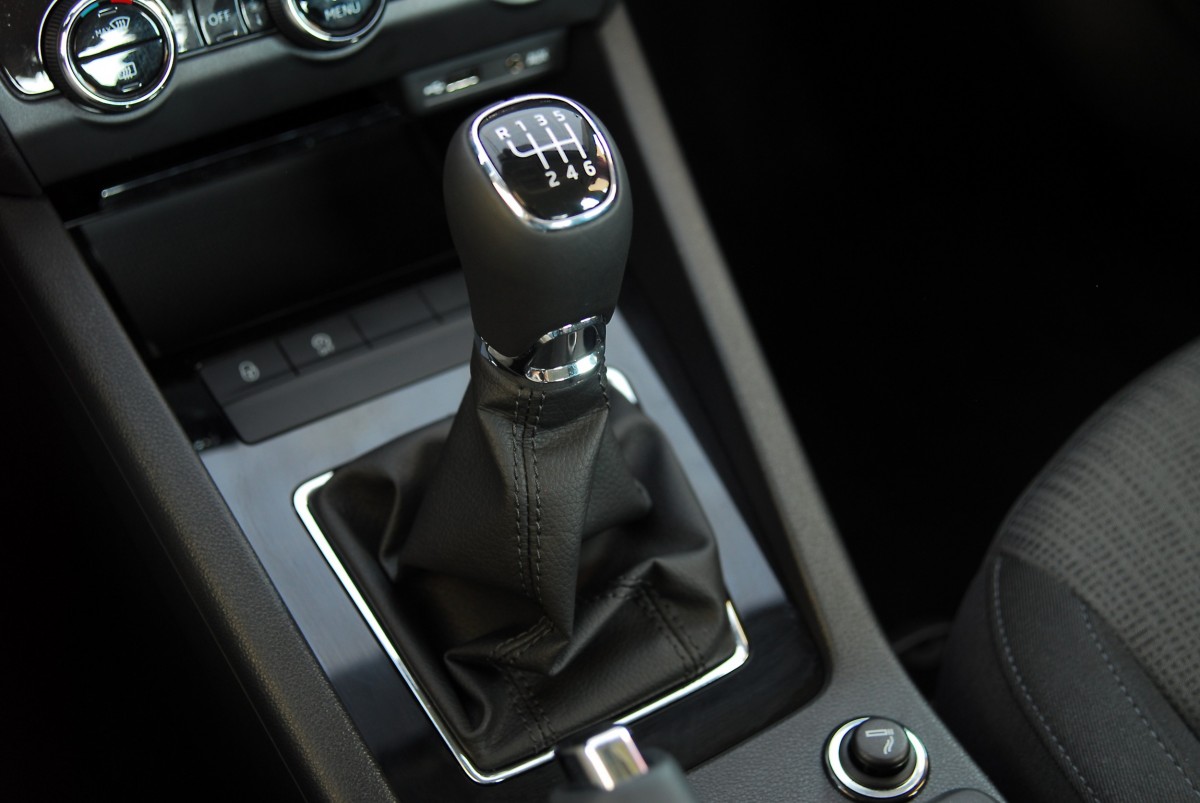 gear shift on a vehicle